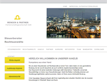 Tablet Screenshot of mengen-partner.de